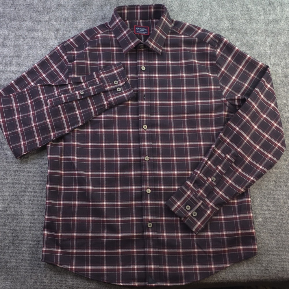 Untuckit Shirt Medium Benoit Polyester Stretch Fl… - image 2